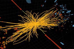 Imatge sobre l'experiment distribuïda pel CERN.